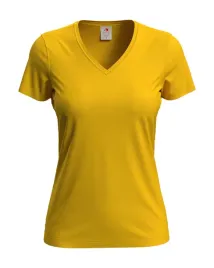 koszulka-damska-t-shirt-damski-stedman-v-neck-st2700-sunflower-yellow-m