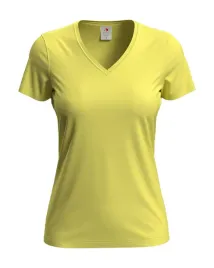 koszulka-damska-t-shirt-damski-stedman-v-neck-st2700-yellow-m