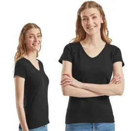 t-shirt-koszulka-damska-bawelna-dekolt-v-fruit-of-loom-613980-czarny-xxl