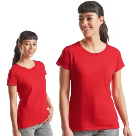 t-shirt-koszulka-damska-bawelna-100percent-fruit-of-the-loom-614200-czerwony-l