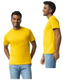 t-shirt-koszulka-meska-gruba-bawelna-gildan-gi2000-zolty-daisy-l