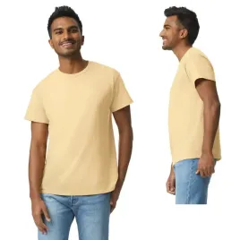 t-shirt-koszulka-meska-gruba-bawelna-gildan-gi2000-zolty-vegas-gold-l