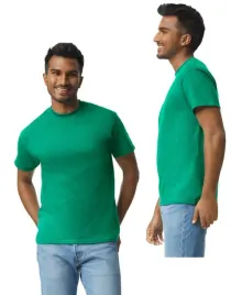 t-shirt-koszulka-meska-gruba-bawelna-gildan-gi2000-zielona-kelly-s