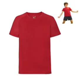 koszulka-t-shirt-dziecieca-sport-wf-poliester-fruit-of-loom-czerwona-128