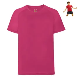 koszulka-t-shirt-dziecieca-sport-wf-poliester-fruit-of-the-loom-roz-fuksja