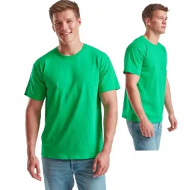 koszulka-meska-t-shirt-bawelna-fruit-of-the-loom-610360-zielona-kelly-3xl
