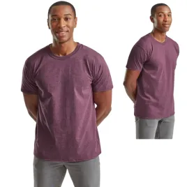 koszulka-meska-t-shirt-bawelna-fruit-of-the-loom-610360-bordowa-heather-3xl