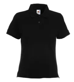t-shirt-koszulka-polowka-fruit-of-the-loom-damska-polo-lady-fit-63560-czarn