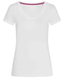 koszulka-damska-bawelniana-t-shirt-damski-stedman-v-neck-st9130-white-xl