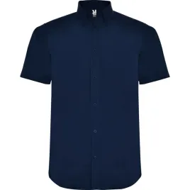 koszula-meska-elegancka-horeca-krotki-rekaw-cm5503-navy-blue-l