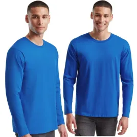 koszulka-meska-t-shirt-dlugi-rekaw-fruit-of-the-loom-613600-niebieski