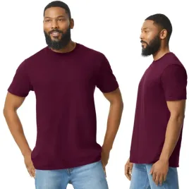 t-shirt-koszulka-meska-bawelna-softstyle-gildan-gi64000-bordo-maroon-3xl