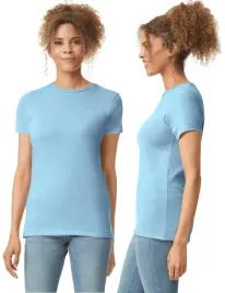 t-shirt-koszulka-damska-bawelna-softstyle-gildan-gil64000-niebieski-light-l