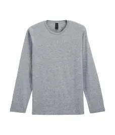 koszulka-t-shirt-dlugi-rekaw-bawelna-softstyle-gildan-gi64400-szara-l