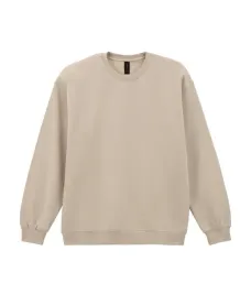 bluza-softstyle-unisex-ciepla-bez-kaptura-gildan-sf500-bezowa-m