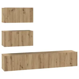 zestaw-wiszacych-szafek-telewizyjnych-w-kolorze-dab-rzemieslniczy