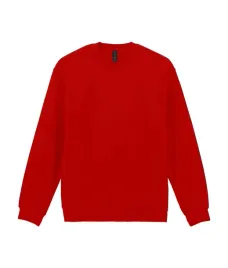 bluza-softstyle-unisex-ciepla-bez-kaptura-gildan-sf500-czerwona-l