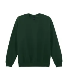 bluza-softstyle-unisex-ciepla-bez-kaptura-gildan-sf500-zielony-forest-m