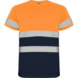 koszulka-robocza-t-shirt-odblaskowy-roly-delta-hv9310-navy-fluor-orange-xl