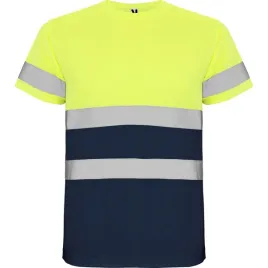 koszulka-robocza-t-shirt-odblaskowy-roly-delta-hv9310-navy-fluor-yellow-xl