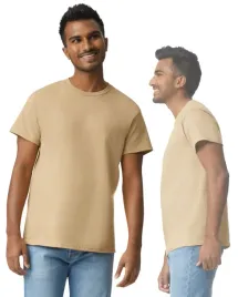 t-shirt-koszulka-meska-gruba-bawelna-gildan-gi2000-bez-tan-m