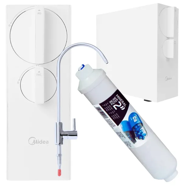 FILTR ODWRÓCONEJ OSMOZY MIDEA 400GPD RO5 BEZZBIORNIKOWY Z MINERALIZATOREM