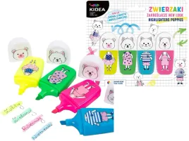 kidea-neonowe-zakreslacze-zwierzaki-new-look-szkolne-4-kolory-flamastry