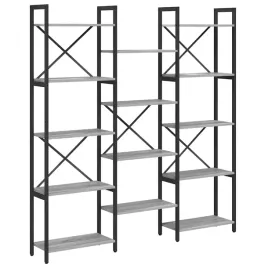 polka-na-ksiazki-szary-dab-sonoma-156-x-25-x-167-cm