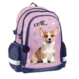 plecak-szkolny-2-komory-tornister-pojemny-paso-rozowy-cute-corgi-piesek