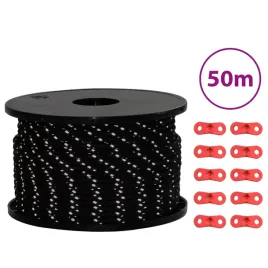 czarna-linka-naciagowa-do-namiotu-50-m-z-odblaskowym-elementem-5-mm