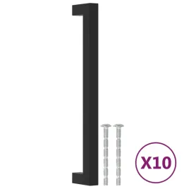uchwyty-do-szafek-10-szt-czarne-192-mm-stal-nierdzewna