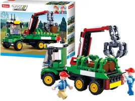 sluban-town-farm-klocki-pojazd-do-transportu-drzewa-traktor-209-elem-b0778