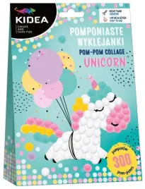wyklejanki-pomponiaste-unicorn-kidea