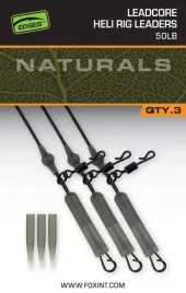 fox-zestaw-naturals-leadcore-heli-rig-leader-50lb
