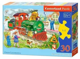 puzzle-30-zielony-pociag-castorland