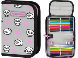 piornik-dwuklapkowy-z-wyposazeniem-szkolny-panda-mis-serca-astrabag