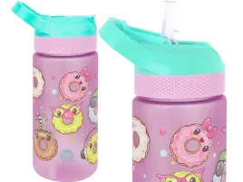 coolpack-bidon-szkolny-bibby-happy-donuts-z-rurka-420-ml-blokada-wylania