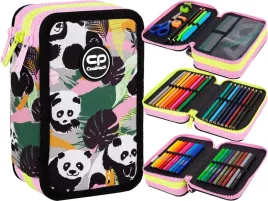 coolpack-potrojny-piornik-z-wyposazeniem-jumper-3-panda-gang-trzykomorowy