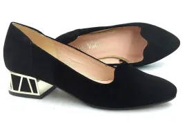 polbuty-na-slupku-3-cm-karollo-violli-3438-czarny-zamsz