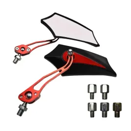 lusterka-ostre-czarno-czerwone-kpl-m8-m10-redukcje-skuter-motocykl-tuning