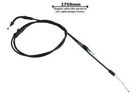 linka-gazu-do-skutera-50-2t-zipp-quantum-z-rozdzielaczem-do-pompki-oleju
