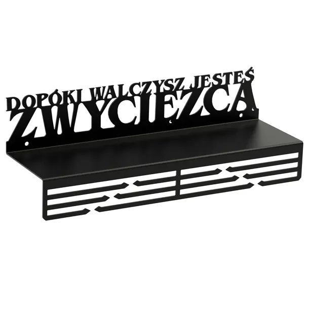 Wieszak na medale z półką DOPÓKI WALCZYSZ GRATIS 15400