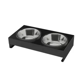 stojak-do-misek-dla-psa-kota-buddy-s-czarny-metal-miski-2-x-045-l-16892