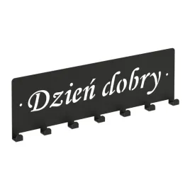 wieszak-ubrania-klucze-napis-dzien-dobry-2-czarny-17193