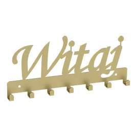 wieszak-ubrania-klucze-napis-witaj-zloty-17216