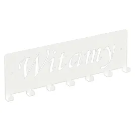 wieszak-ubrania-klucze-napis-witamy-2-bialy-17237