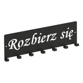 wieszak-ubrania-klucze-napis-rozbierz-sie-2-czarny-17225