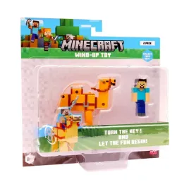 minecraft-s2-3d-wind-up-toy-steve-and-camel