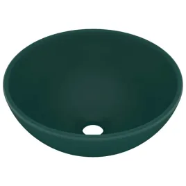 okragla-umywalka-nablatowa-ceramika-matowa-ciemna-zielen-325x14-cm
