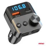 transmiter-fm-do-auta-bluetooth-usb-c-usb-a-amio-04647-zrodlo-sygnalu-bluetooth-usb